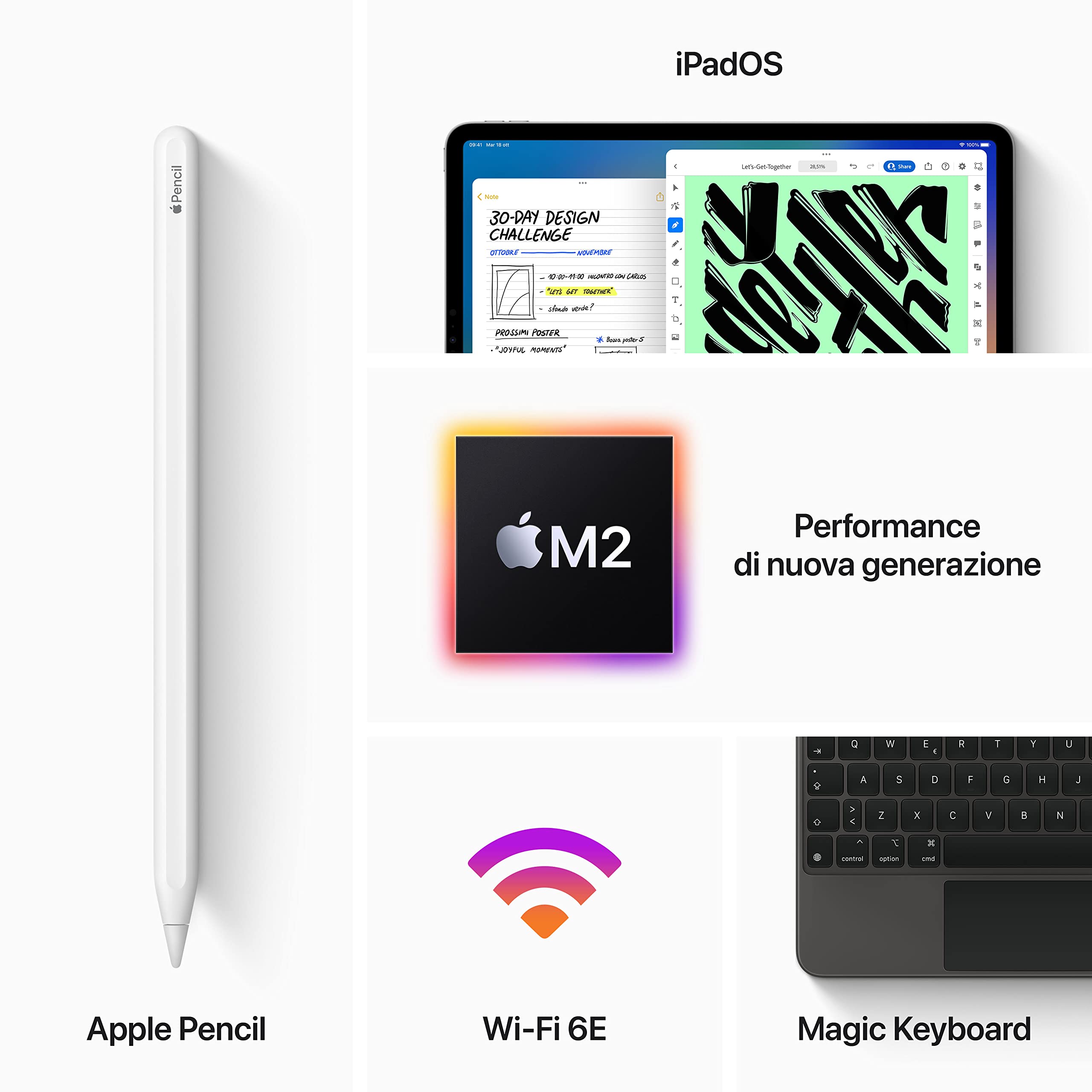 2022 Apple iPad Pro (12,9-inch, Wi-Fi, 256GB) - Space Gray